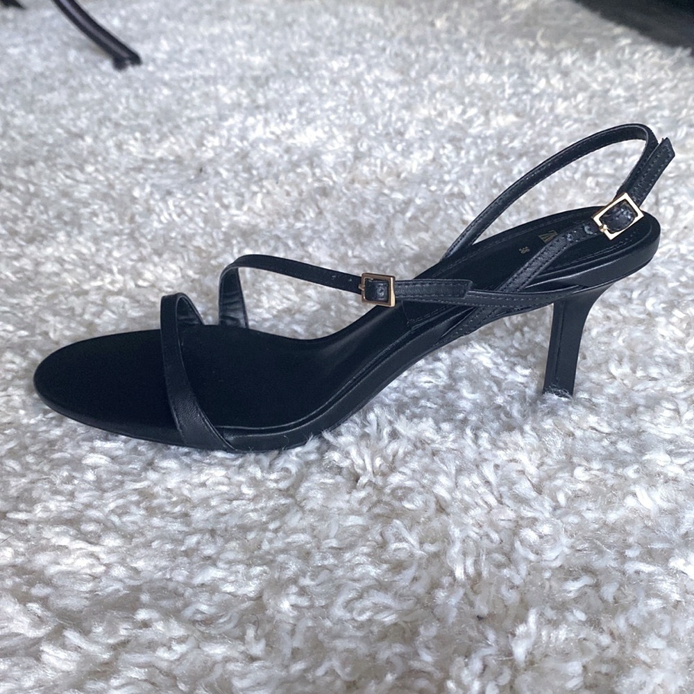 Zara leather heels
